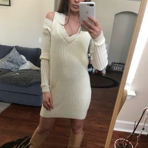 PINKO cream winter dress size S brand new!